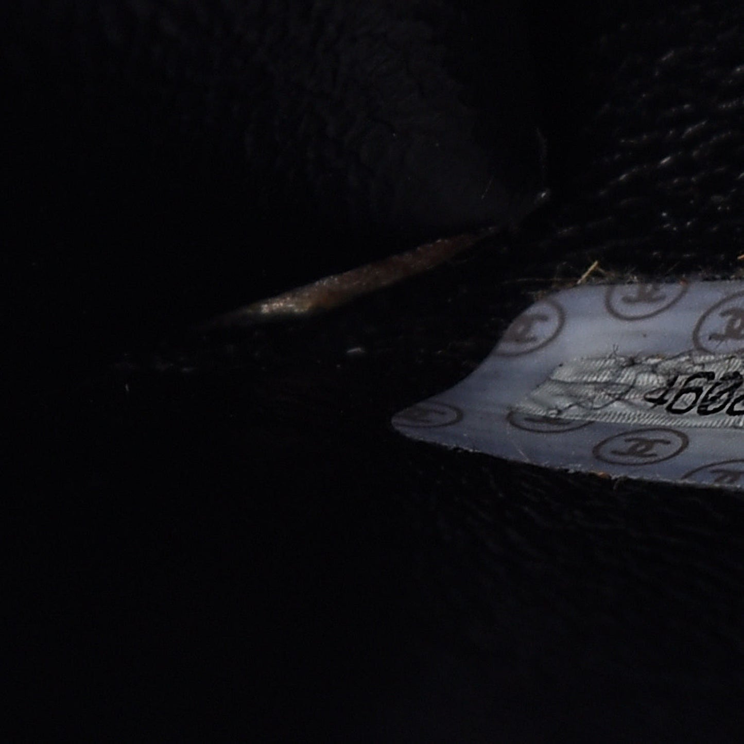 Caviar Quilted Briefcase Laptop Bag Black