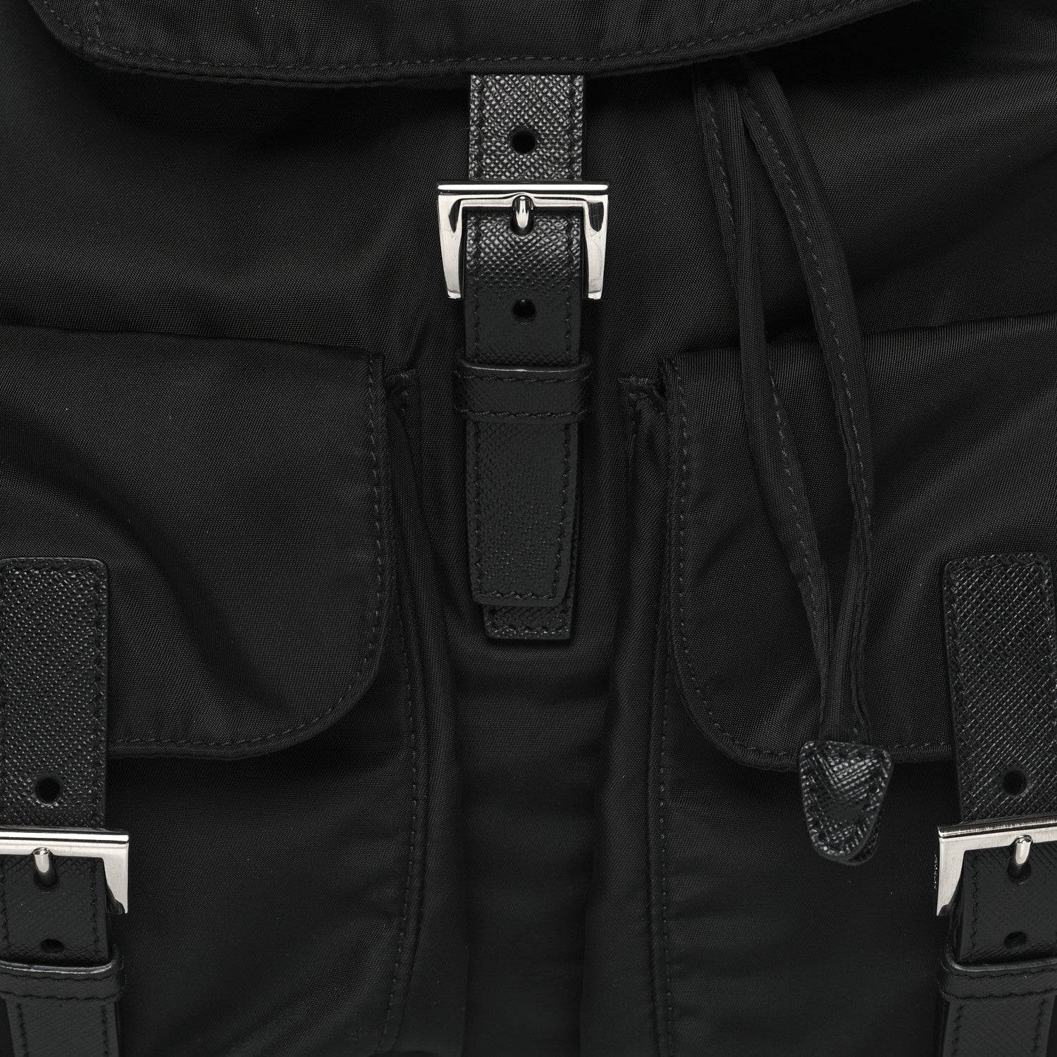 Prada Re-Nylon Saffiano Medium Backpack Black 9 of 11
