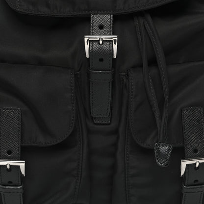 Prada Re-Nylon Saffiano Medium Backpack Black 9 of 11