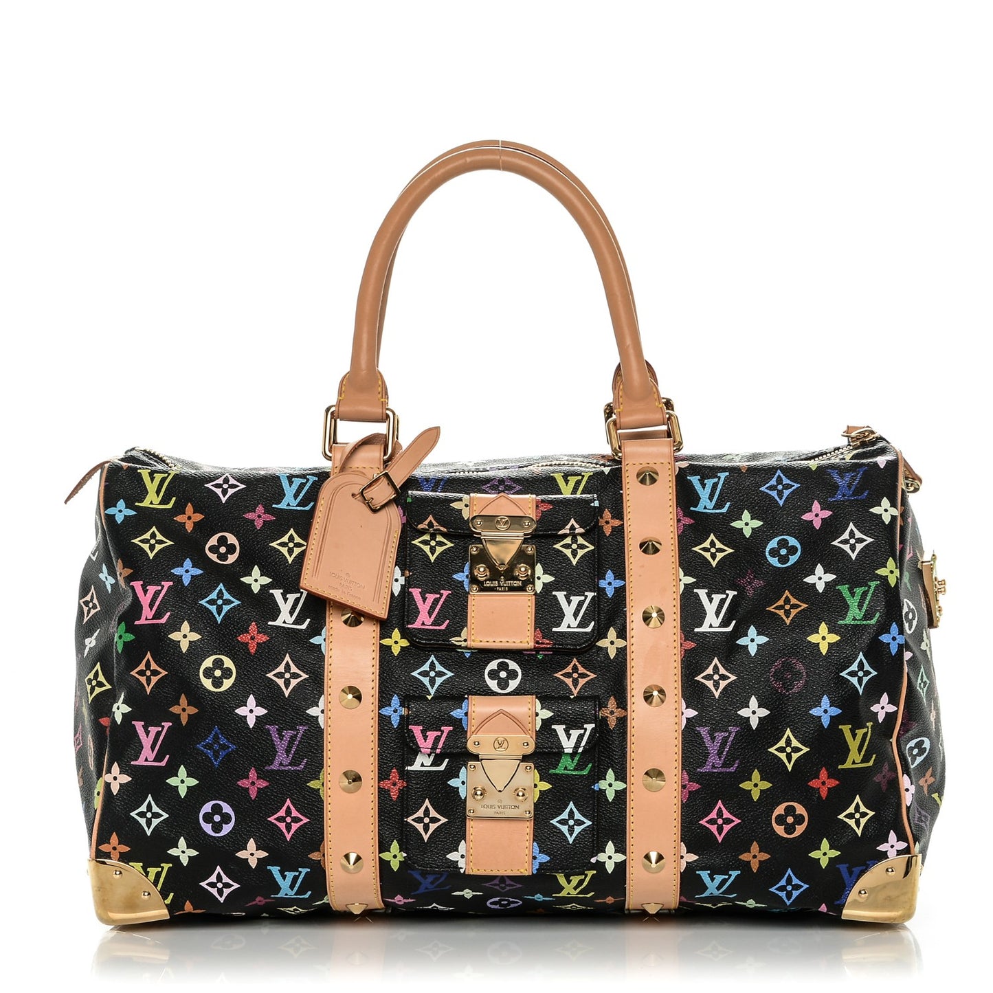 Monogram Multicolor Keepall 45 Black
