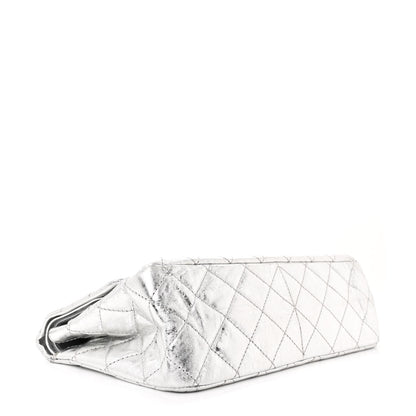Chanel Metallic Aged Calfskin Quilted 2.55 Reissue 227 Flap Silver 4 of 10