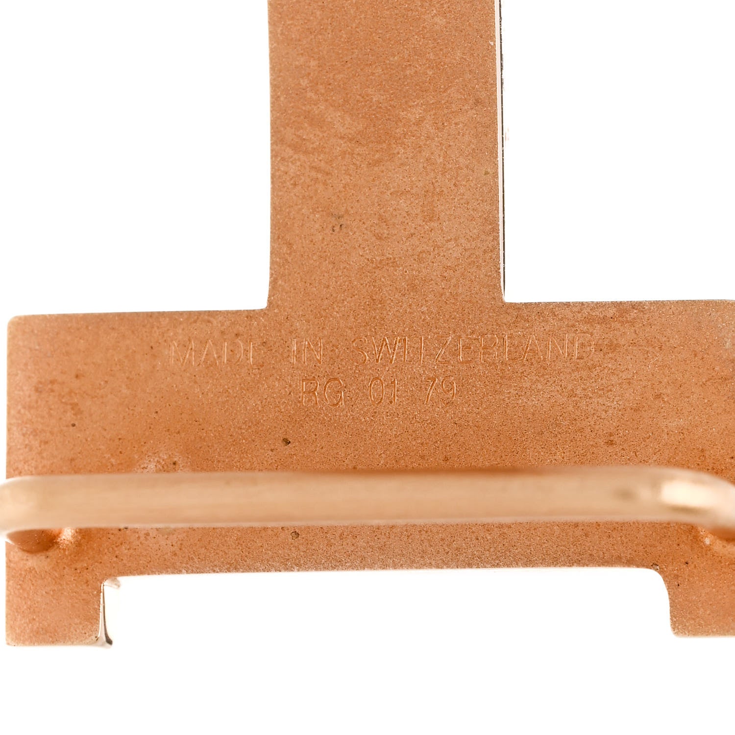 Hermes Polished Constance 24mm Belt Buckle Rose Gold 4 of 4
