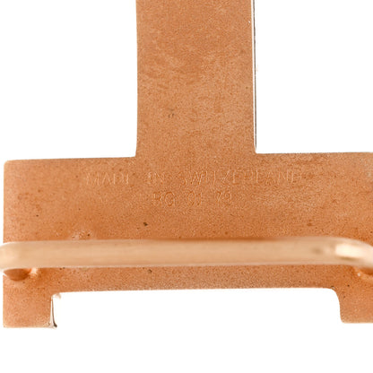 Hermes Polished Constance 24mm Belt Buckle Rose Gold 4 of 4