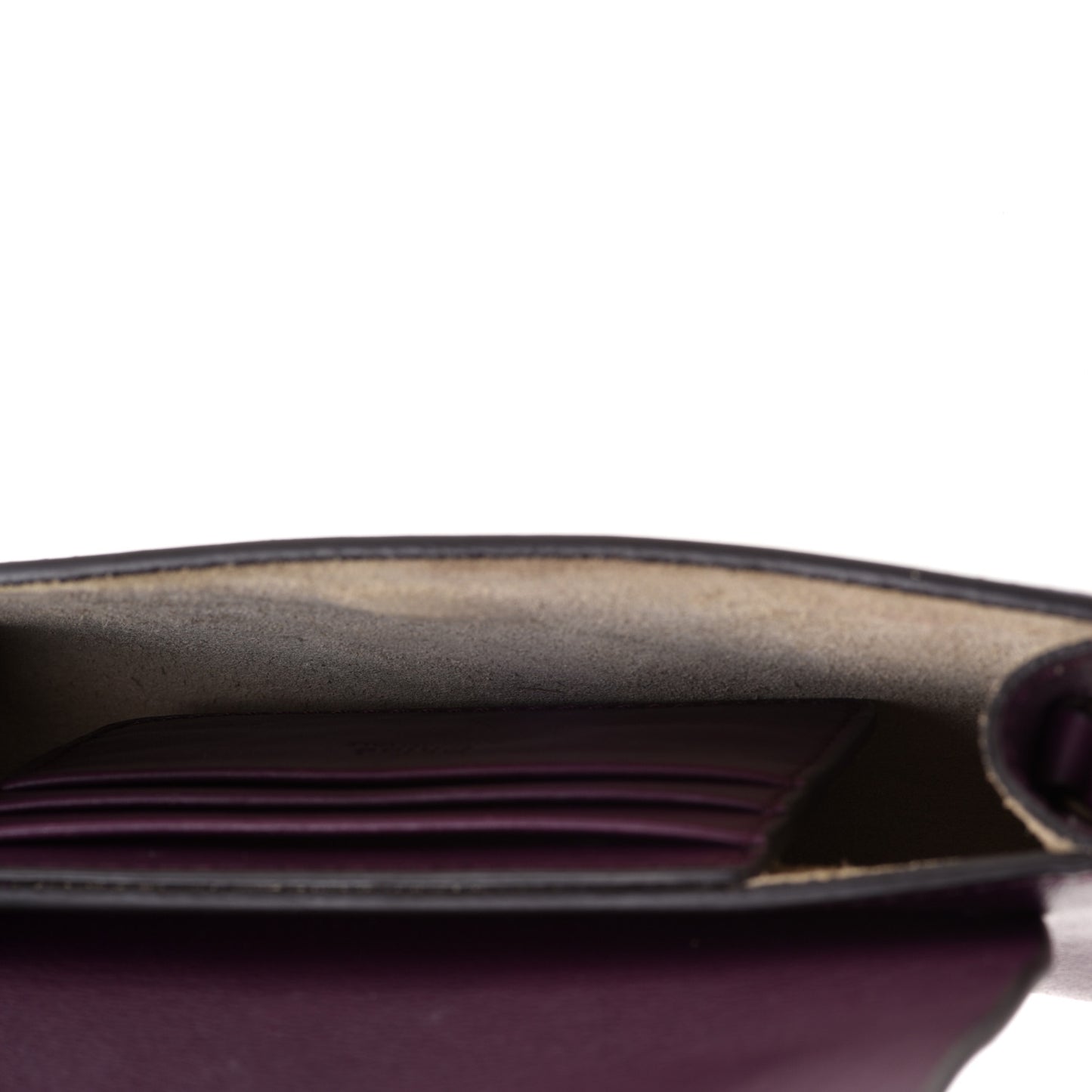 Suede Calfskin Mini Faye Shoulder Bag Intense Violine