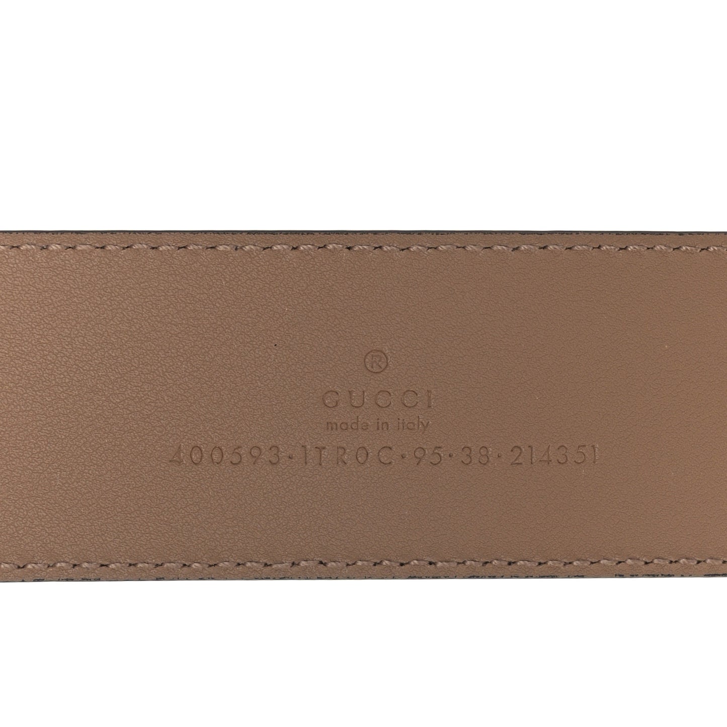 Metallic Textured Dollar Calfskin Double G 40mm Belt 85 34 Silver