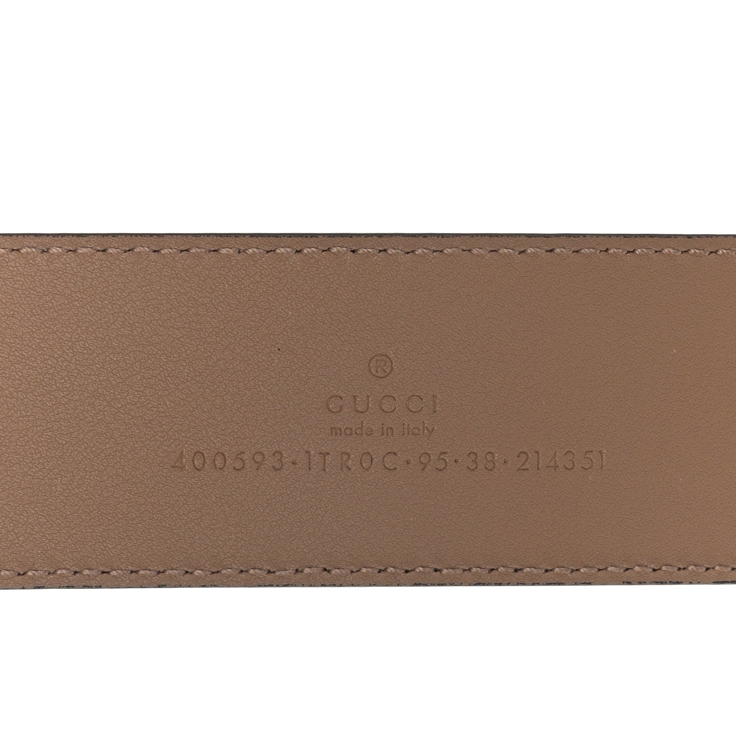 Gucci Metallic Textured Dollar Calfskin Double G 40mm Belt 85 34 Silver 3 of 5