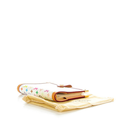 Louis Vuitton Monogram Multicolor Small Ring Agenda Cover White 4 of 7