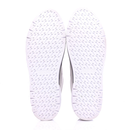 Hermes Canvas Calfskin Womens Voltage Sneakers 37 Prunoir White 6 of 10