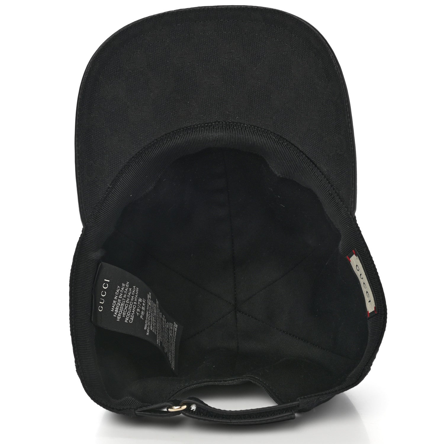 Gucci Monogram Web Baseball Hat L Black 14 of 19
