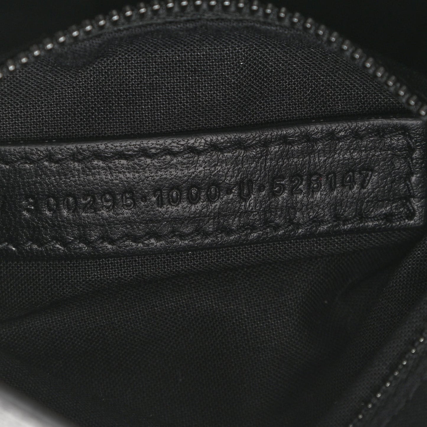 Matte Supple Lambskin Crocodile Embossed Classic Black Hardware Mini City Black