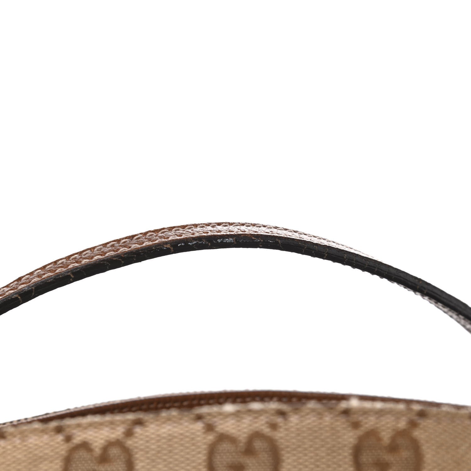 Gucci Monogram Large Bree Foldover Tote Beige Tabacco 5 of 7