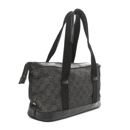 Gucci Monogram Carry On Duffle Bag Black 2 of 10