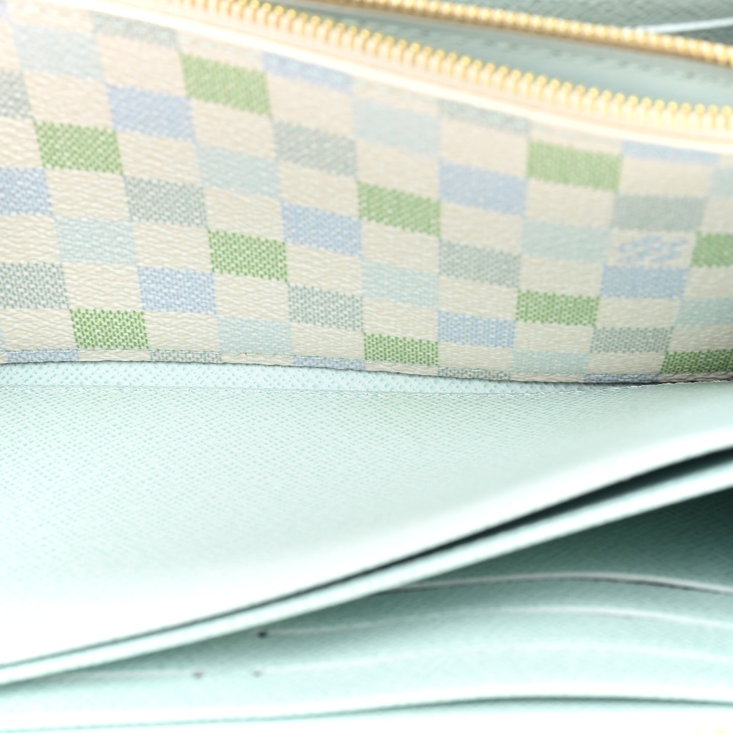Damierlicious Zippy Wallet Pistachio Green