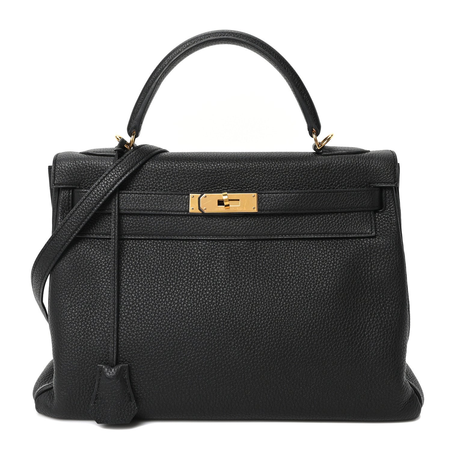 Hermes Togo Kelly Retourne 32 Black 1 of 10
