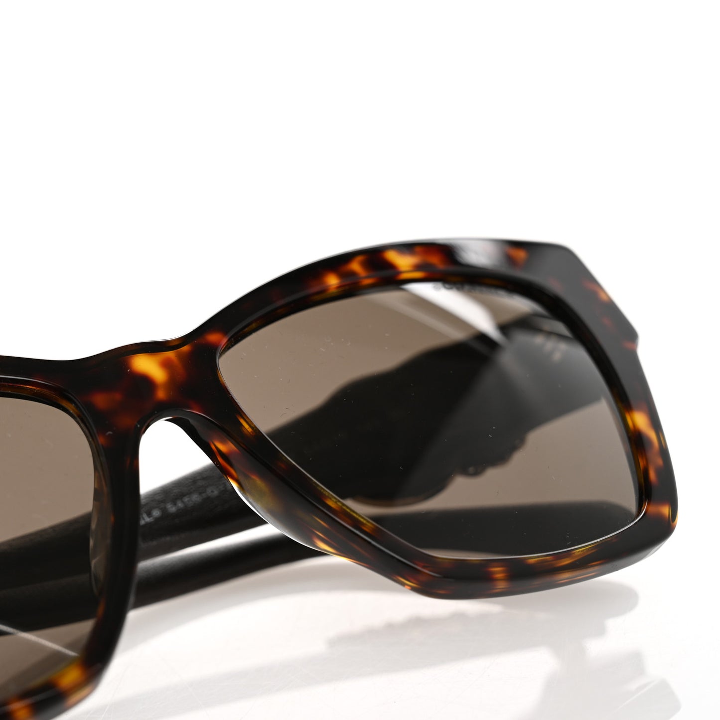 Acetate Lambskin CC Sunglasses 5456-Q-A Tortoise