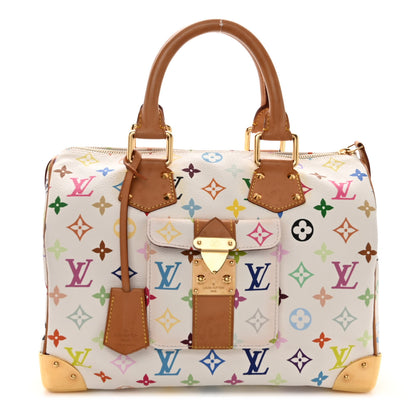 Louis Vuitton Monogram Multicolor Speedy 30 White 1 of 14
