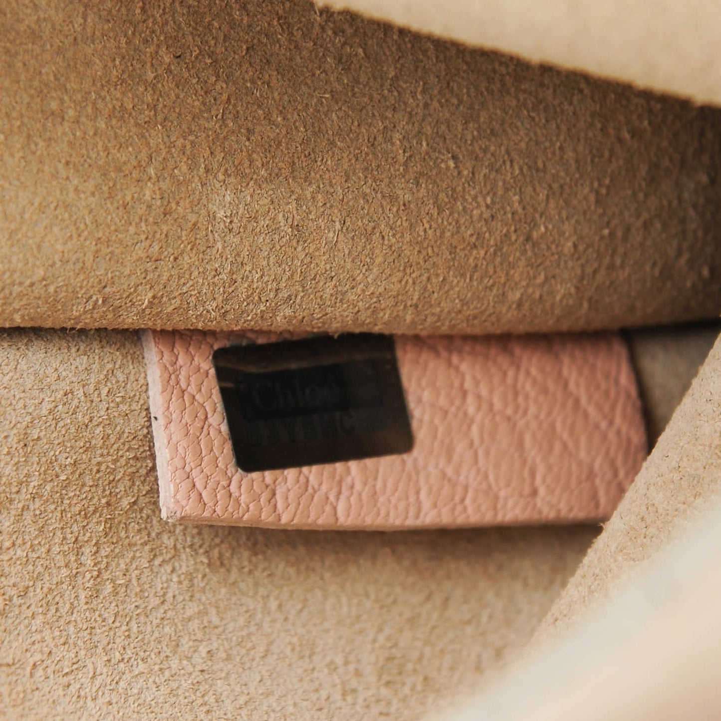 Grained Lambskin Drew Shoulder Bag Cement Pink