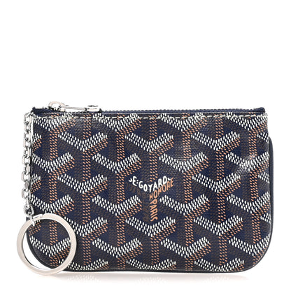 Goyard Goyardine Nano Senat Key Pouch Navy 1 of 8