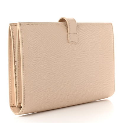 Celine Grained Calfskin Large Multifunction Strap Wallet Powder 3 of 6