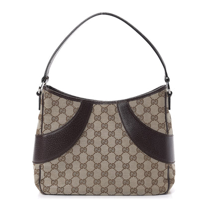 Gucci Monogram Shoulder Bag Dark Brown 1 of 14