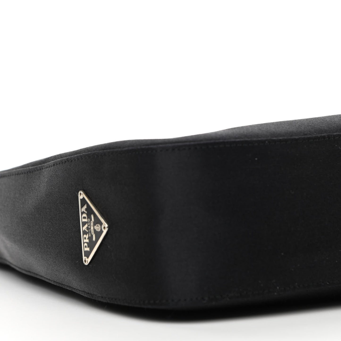 Satin Raso Shoulder Bag Black