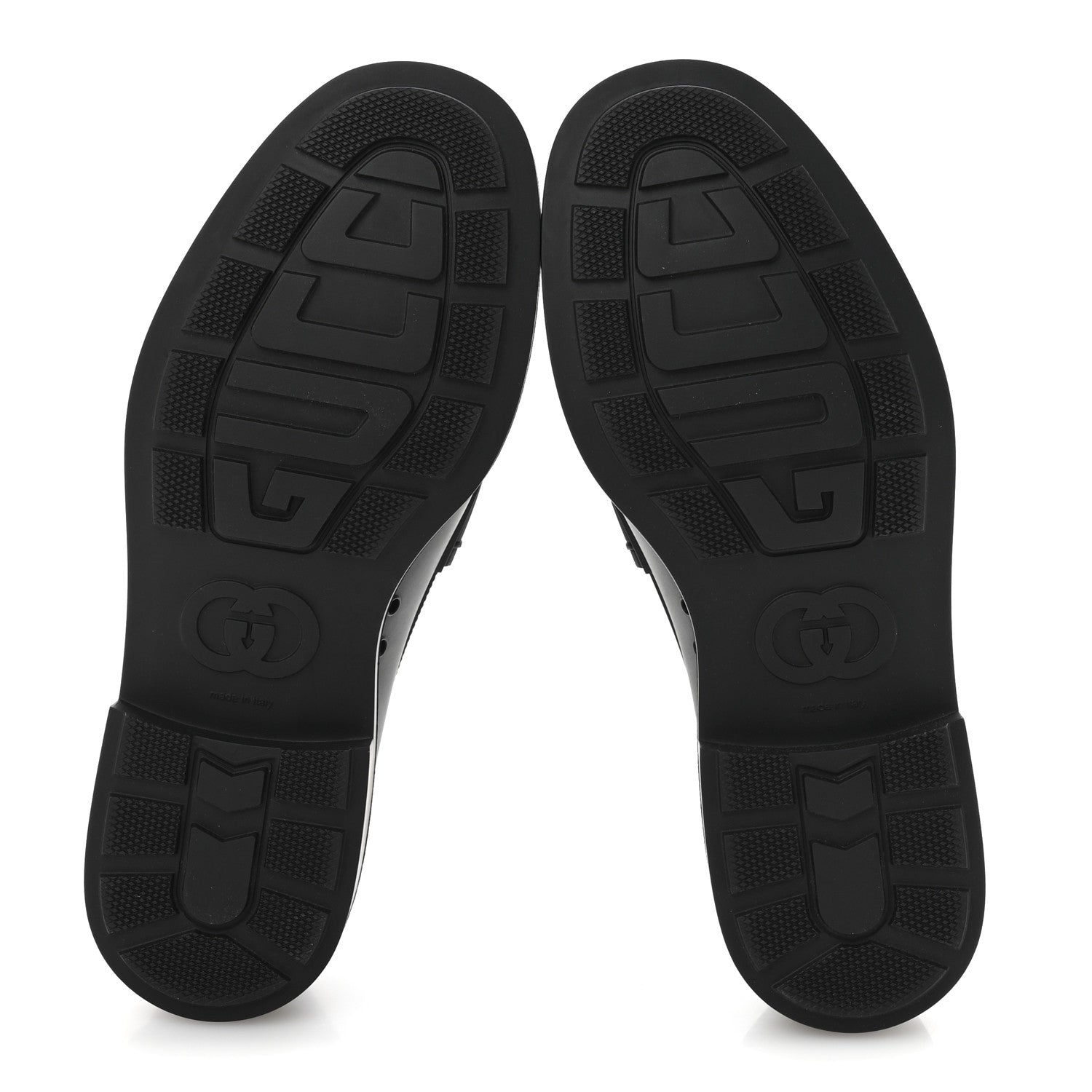 Gucci Rubber Enamel Horsebit Mens Loafers 9 Black 6 of 11