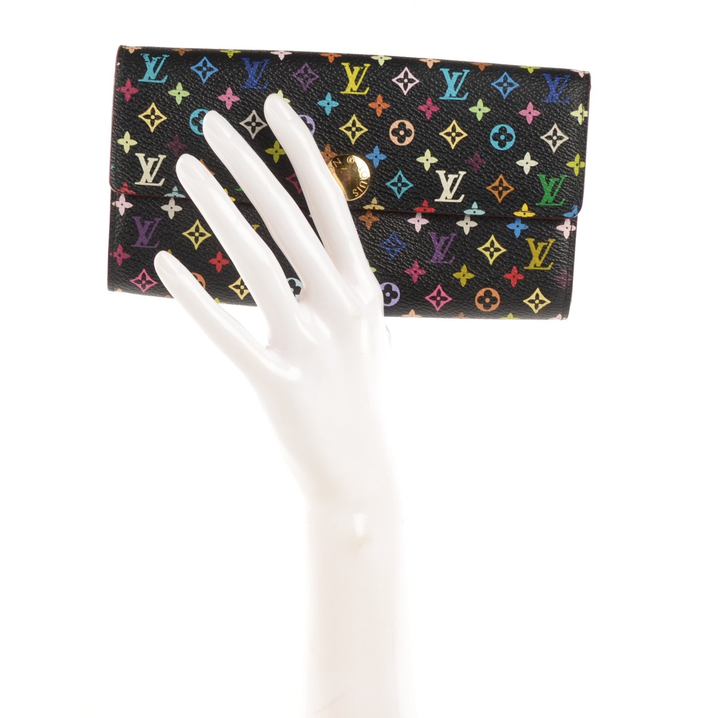Monogram Multicolor Sarah Wallet Black