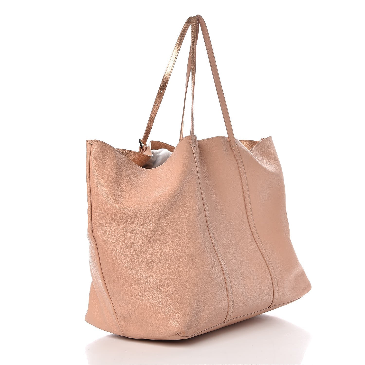 Jimmy Choo Calfskin Sasha Shopper Tote Light Pink 3 of 13