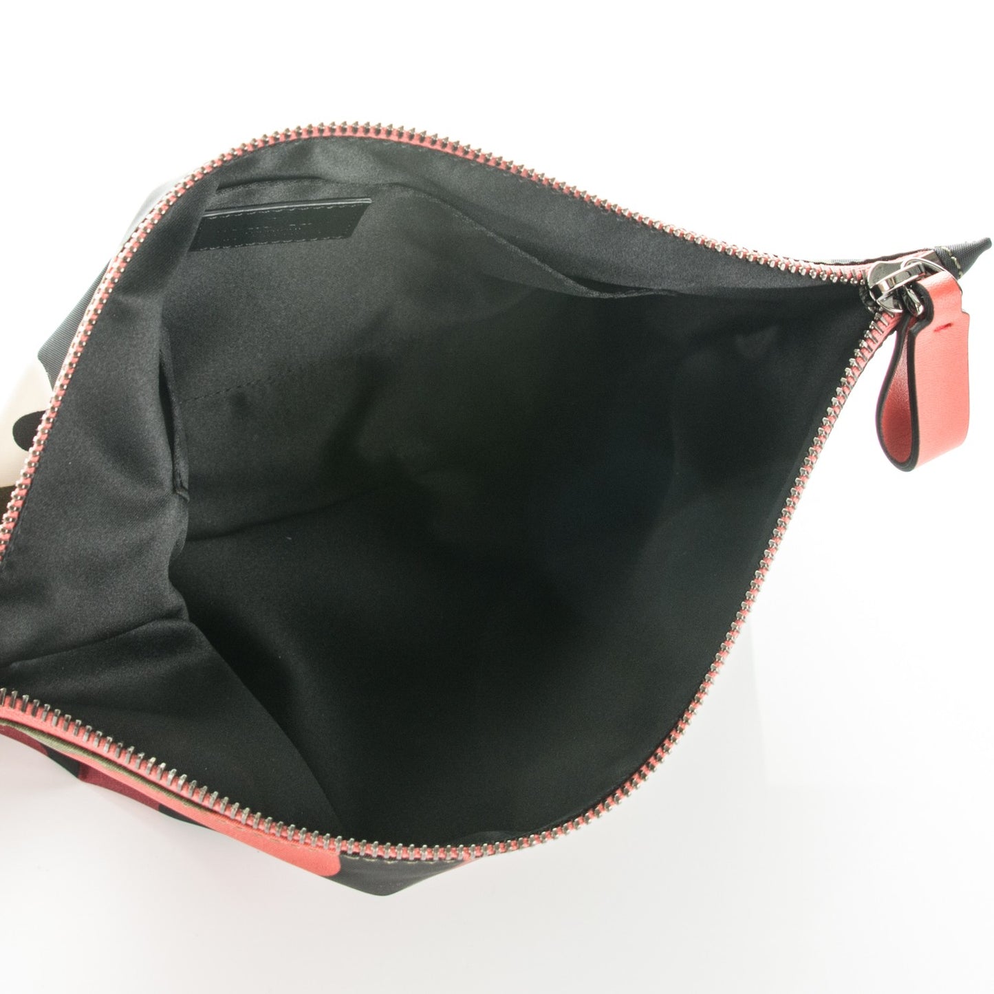 Nylon Camouflage Large Zip Pouch Multicolor