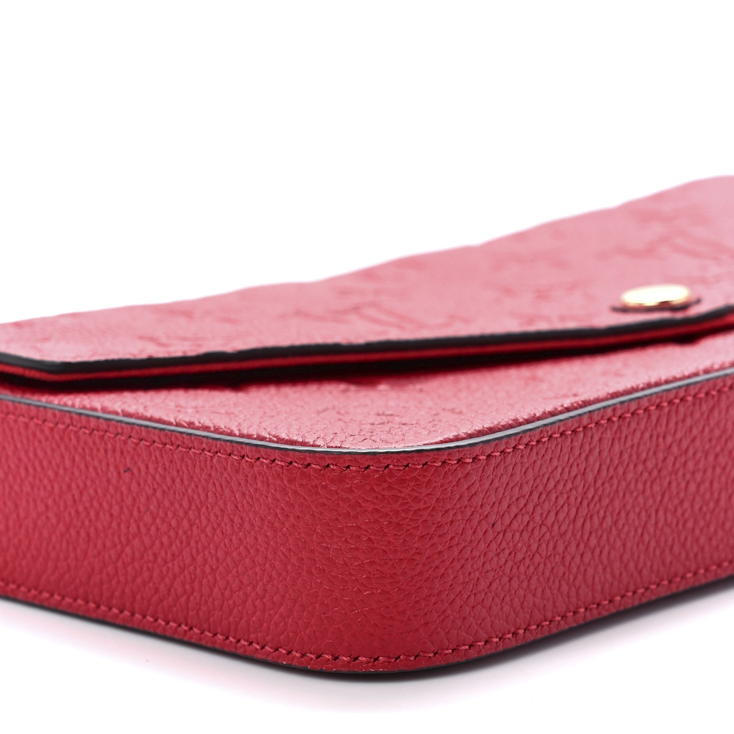 Louis Vuitton Empreinte Pochette Felicie Chain Wallet Scarlet 12 of 13