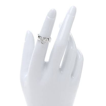 Hermes Sterling Silver PM Collier De Chien Ring 48 4.5 2 of 5