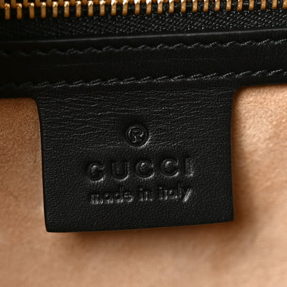 Gucci Calf Hair Leopard Print Medium Sylvie Top Handle Bag Naturale Black Naturale Black 6 of 10