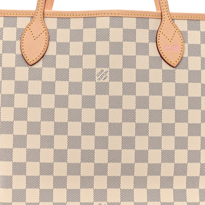 Louis Vuitton LOUIS VUITTON Damier Azur Neo Neverfull MM Rose Ballerine 7 of 10