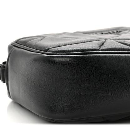 Prada Nappa Triangle Stitched Spectrum Camera Bag Black 8 of 10