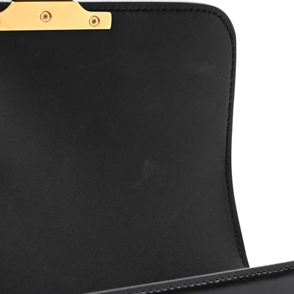 Celine Shiny Calfskin Teen Triomphe Black 12 of 13