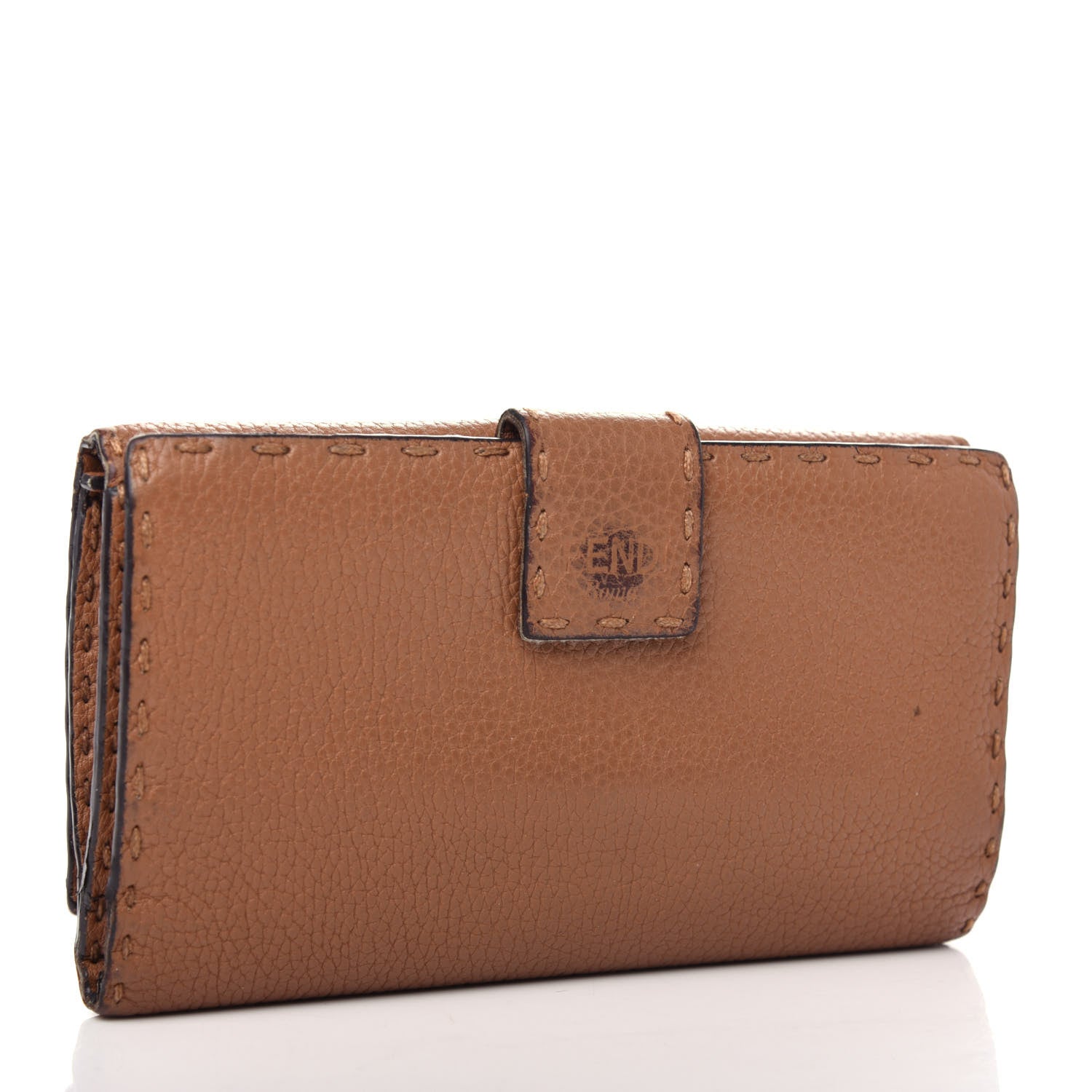 Fendi Cuoio Romano Selleria Peekaboo Continental Wallet Mou 3 of 9