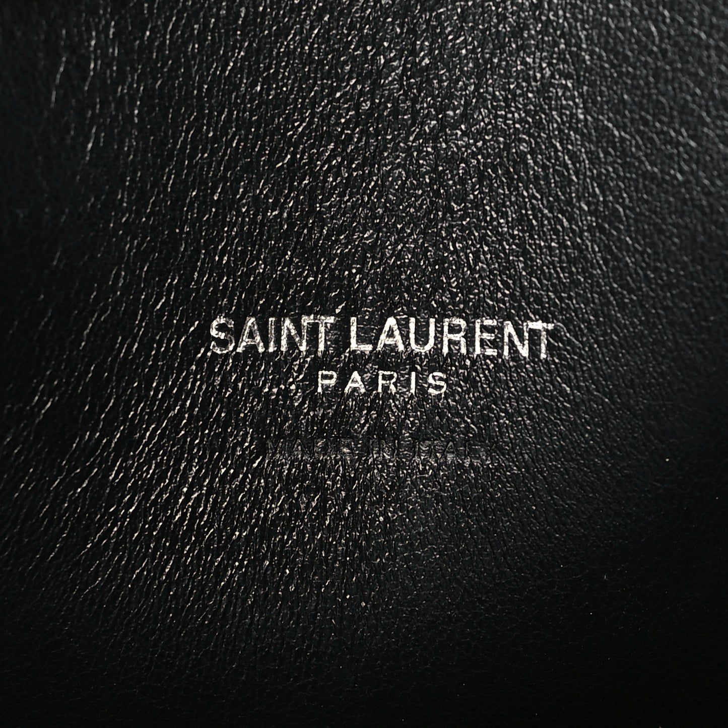 Grained Calfskin Baby Sac De Jour Black