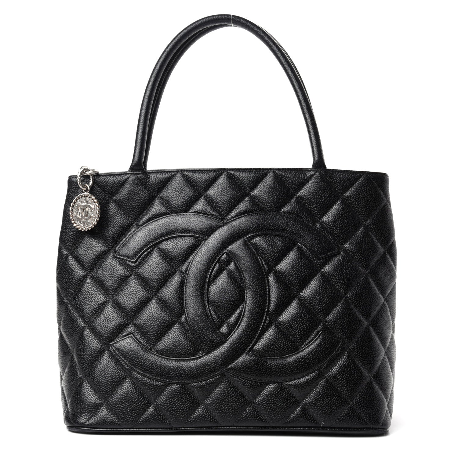 Chanel Caviar Quilted Medallion Tote Black 1 of 10