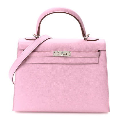 Hermes Epsom Kelly Sellier 25 Mauve Sylvestre 1 of 10
