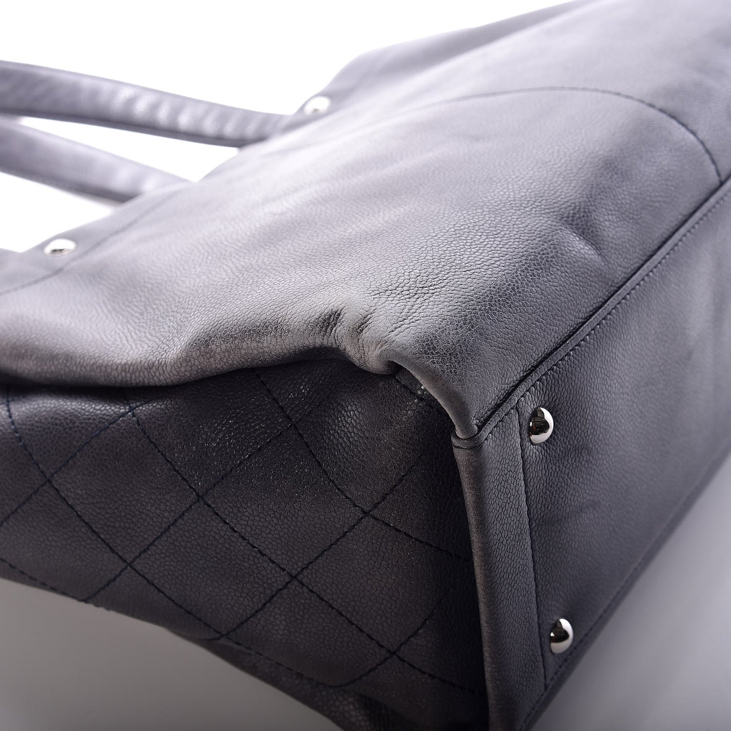 Caviar Executive Cerf Shopper Tote Navy
