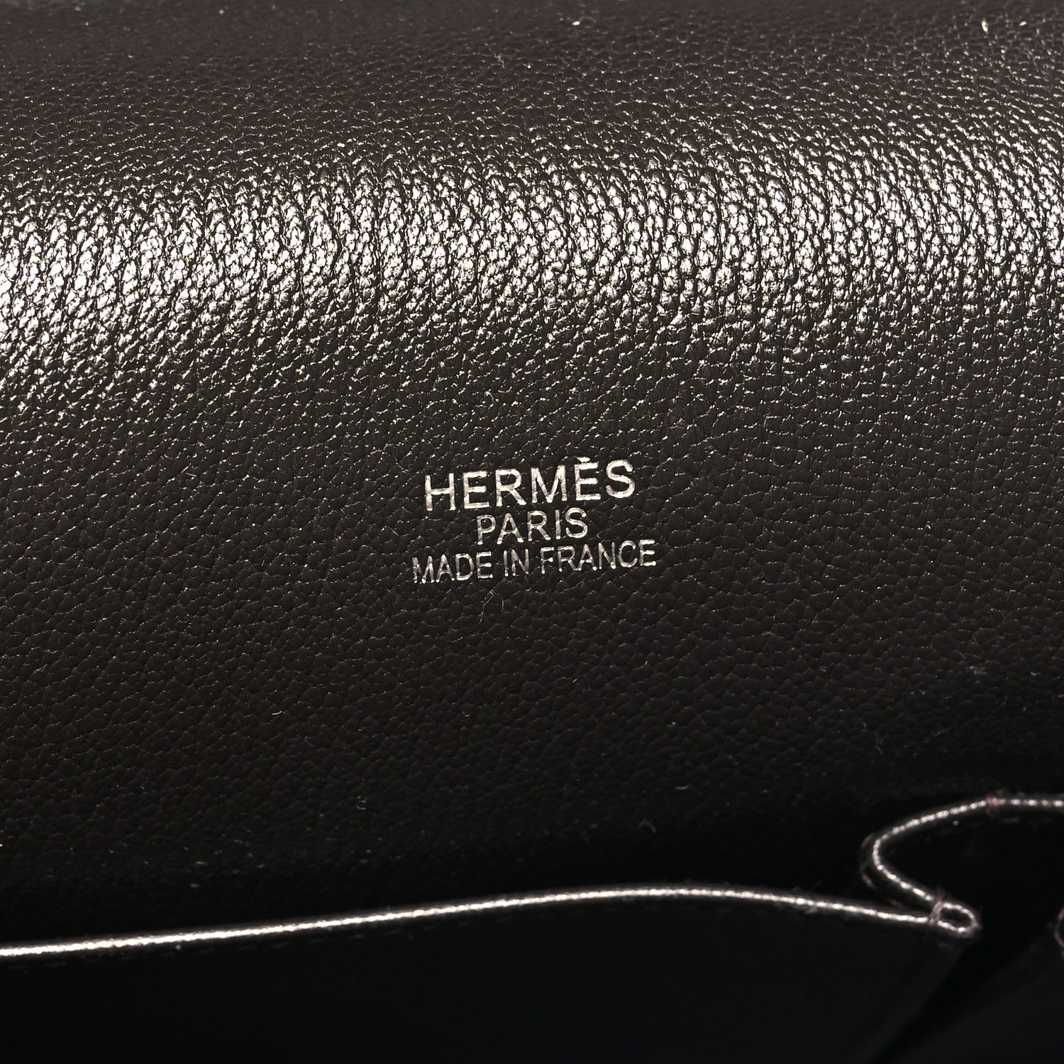 Hermes Taurillon Clemence Jypsiere 34 Chocolate 6 of 11