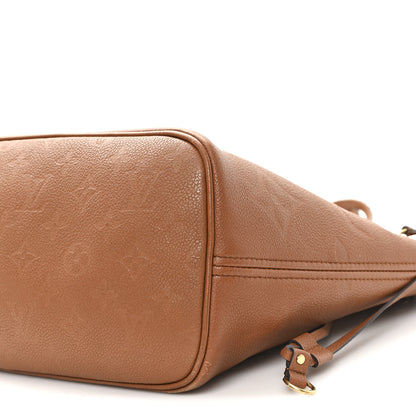 Louis Vuitton Empreinte Monogram Giant Neverfull MM Cognac 10 of 11