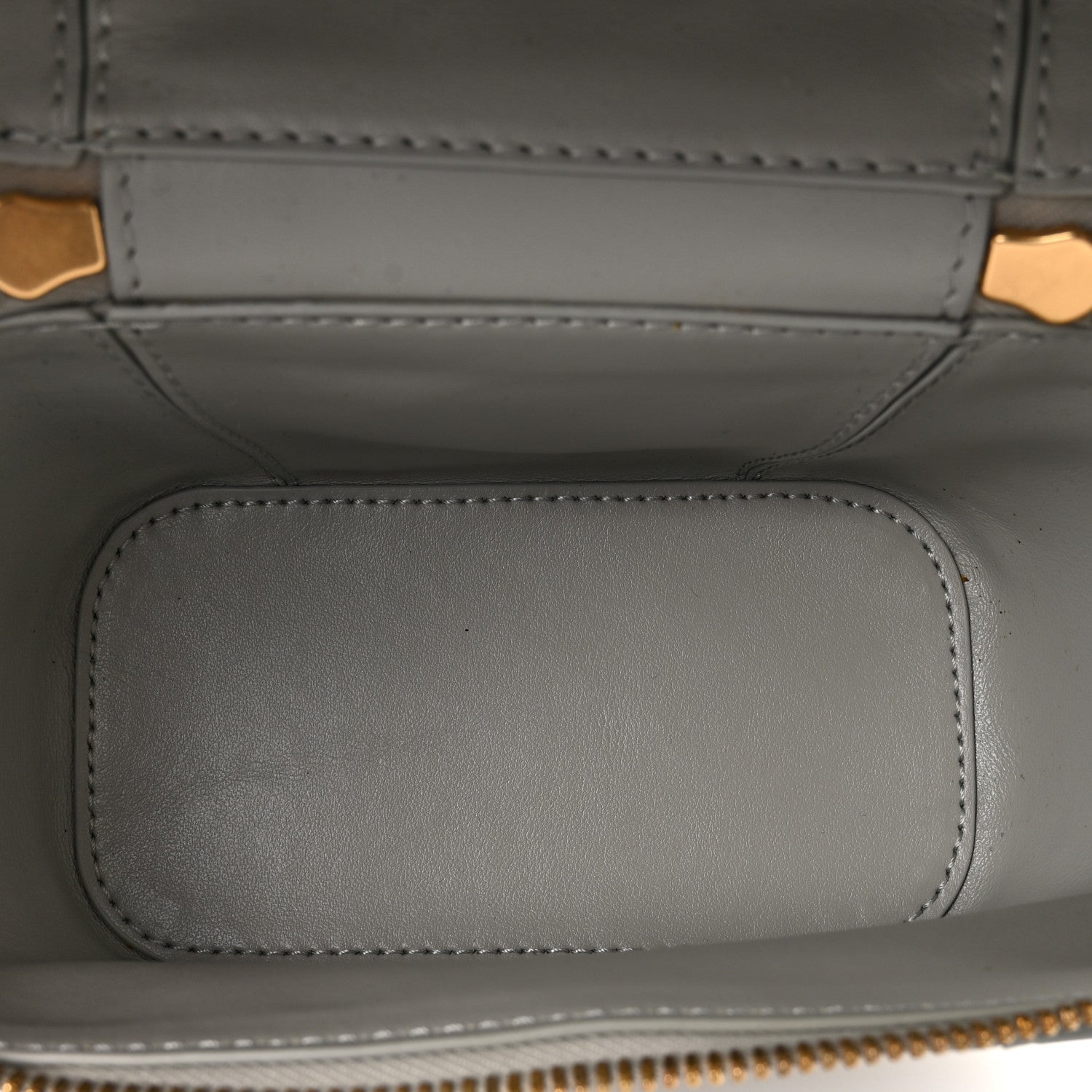 Bottega Veneta Nappa Intrecciato Small Vanity Case On Strap Agate