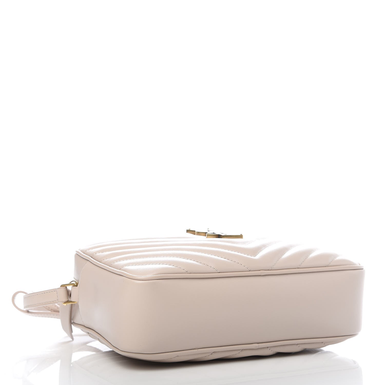 Saint Laurent Calfskin Matelasse Monogram Lou Camera Bag Washed Light Pink 4 of 17