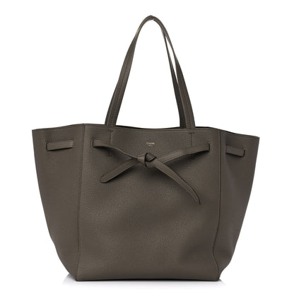Celine Soft Grained Calfskin Small Belt Cabas Phantom Taupe 1 of 9
