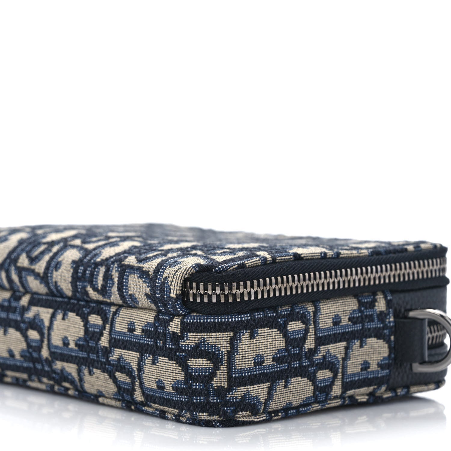 Christian Dior Oblique Pouch Beige Black 8 of 8