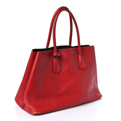 Prada City Calf Double Bag Fuoco Black 3 of 11