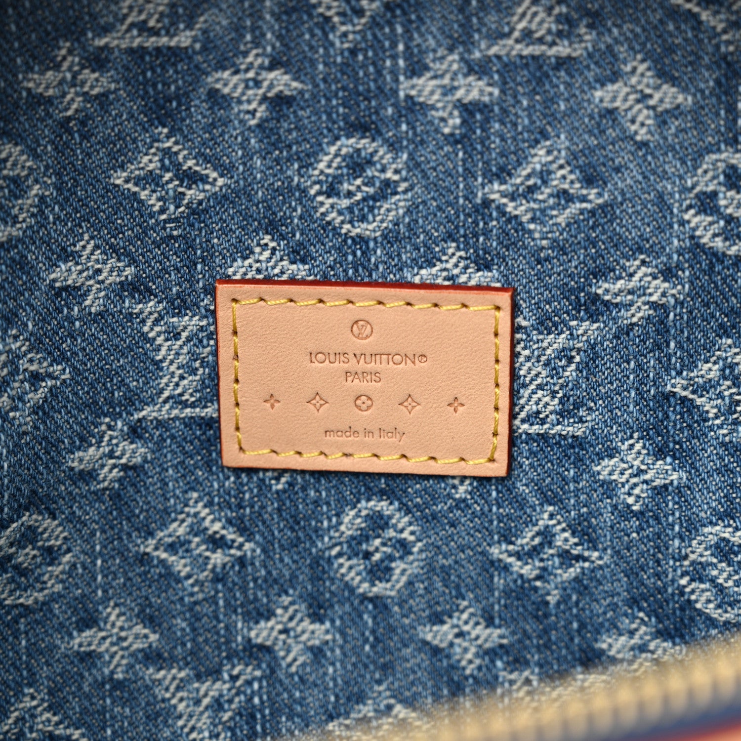 Louis Vuitton Monogram Denim High Rise Bumbag Blue 6 of 9