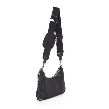 Prada Nylon Re-Edition 2005 Shoulder Bag Black 3 of 9