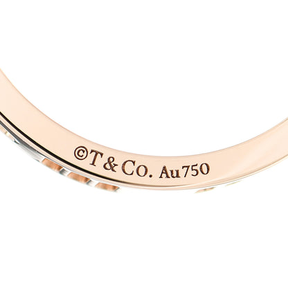 Tiffany 18K Rose Gold Diamond Atlas Pierced Ring 51 5.75 4 of 5